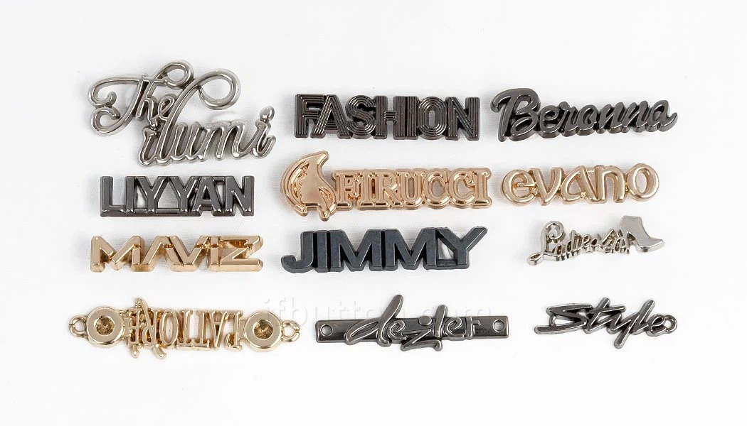 custom metal brand tags
