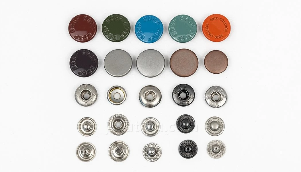 antique brass press studs