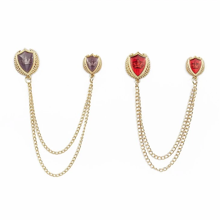 Crown Brooch For Men