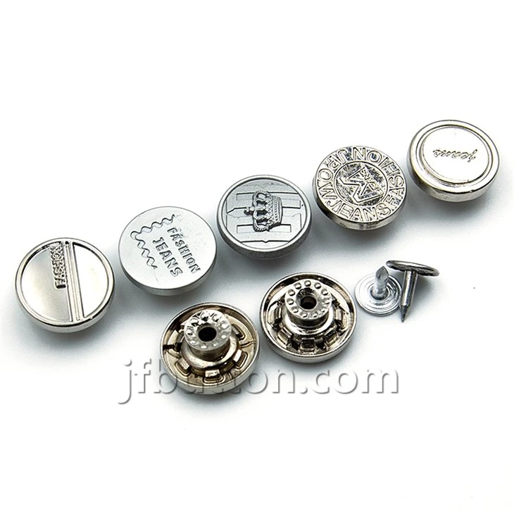 Pants Buttons Metal