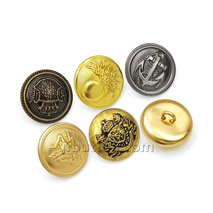 Brass Sew Shank Button For Uniform suppliers