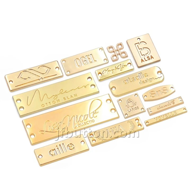 Gold Metal Labels