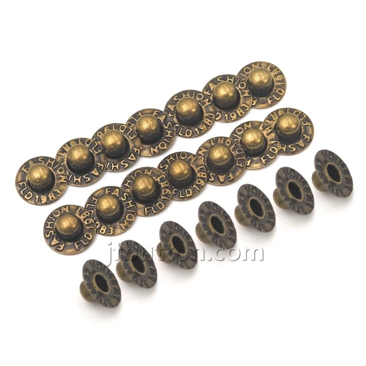 Metal Rivet Buttons