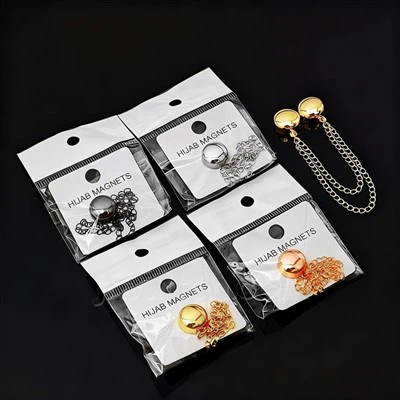 Matēts Hijab Pins Magnētiskais komplekts