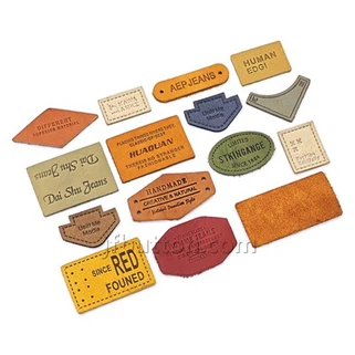 Personalizētas ādas etiķetes