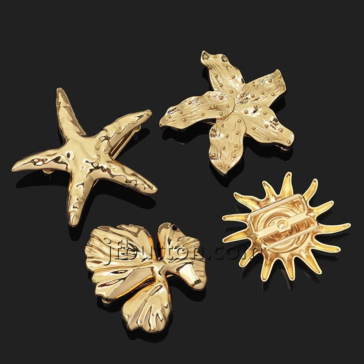 Starfish Hammered Metal Buckle suppliers