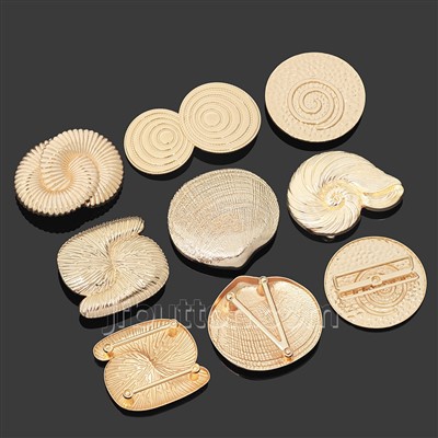 3D spirālveida grēdu metāla apdare