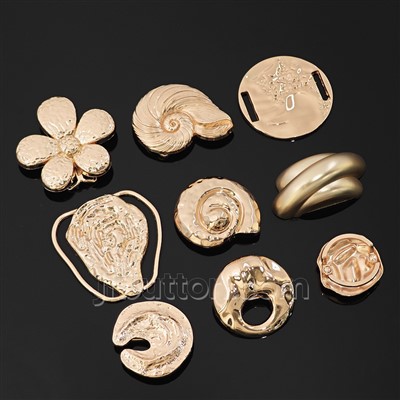 Kleita Ruched Metāla aksesuāru sprādze