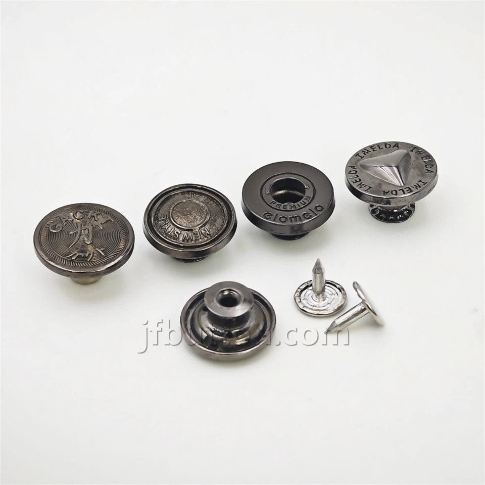 Metal Tack Button For Denim