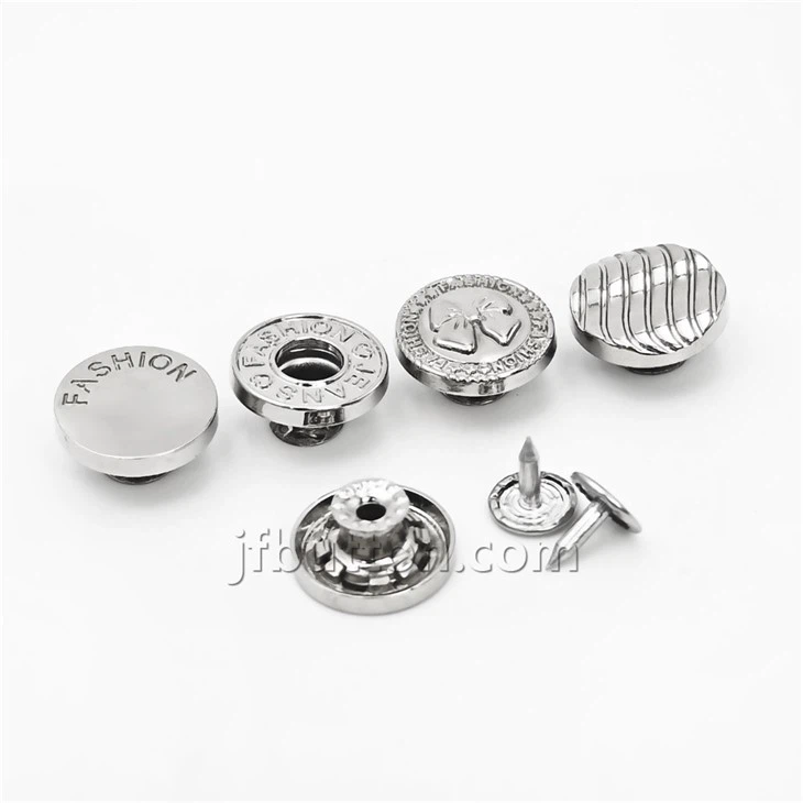 Metal Tack Button For Denim
